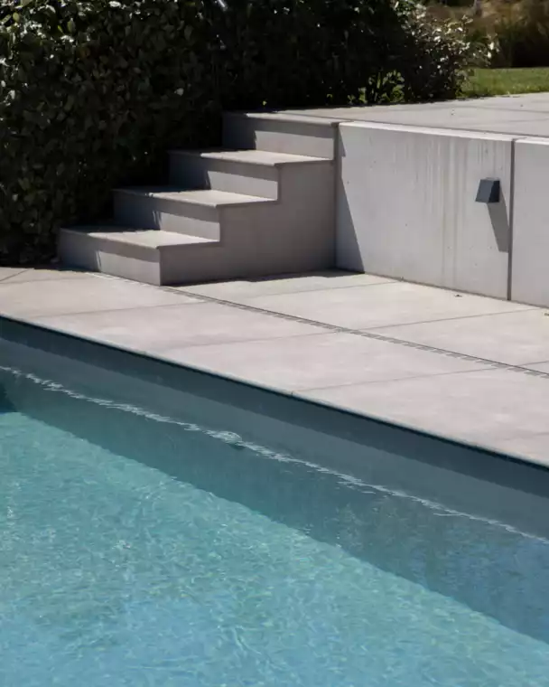 Monoblock bij moderne, strak vormgegeven loungetuin te Westende (14) - 